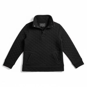 Modern Canvas Black Quilted Jacket